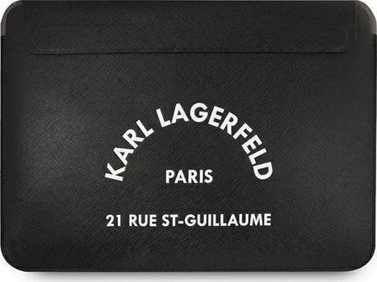 Karl Lagerfeld Hiha KLCS14RSGSFBK 13/14" czarny/musta Saffiano RSG Saffiano RSG