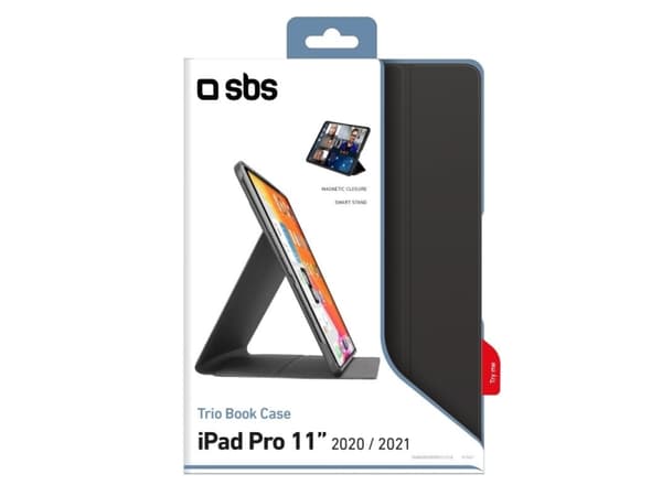 SBS Book Case Pro, Folio-kotelo, Apple, iPad Pro 11" 2021/2020