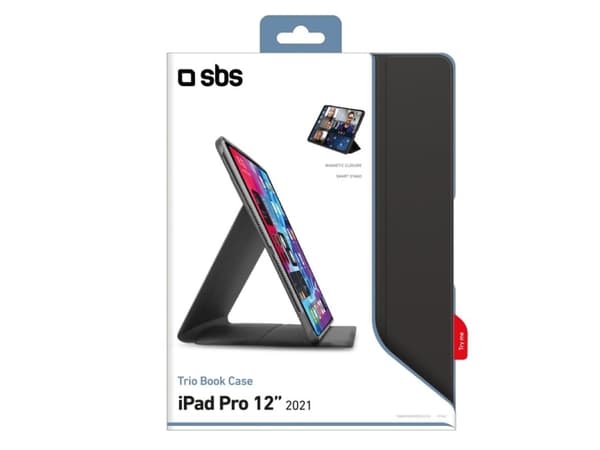 SBS Book Case Pro, Folio-kotelo, Apple, iPad Pro 12" 2021