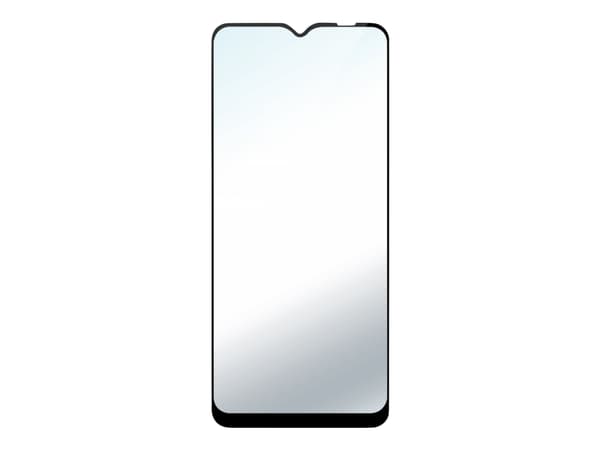 DELTACO - Skjermbeskyttelse for mobiltelefon - 2.5D - glass - rammefarge svart - for Samsung Galaxy A22 5G