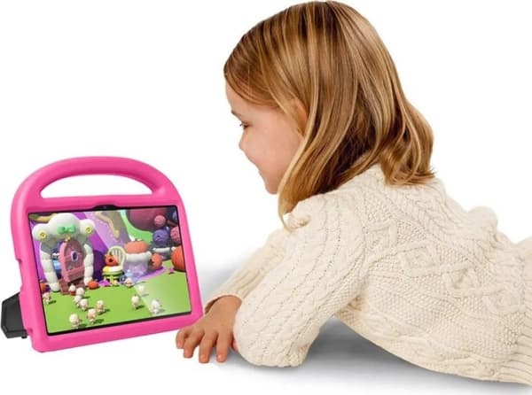 Strado nettbrettetui FunColor dekselet til Samsung Galaxy Tab A8 10.5 2021 X200 (blå) Universal