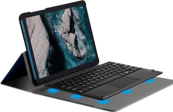 Strado Tablet-kotelo Bluetooth-näppäimistöllä Nokia T20:lle - BTNT20 Universal