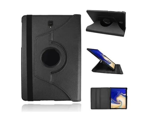 Cover med flip og rotation til Samsung Galaxy S5e 10,5" - Sort