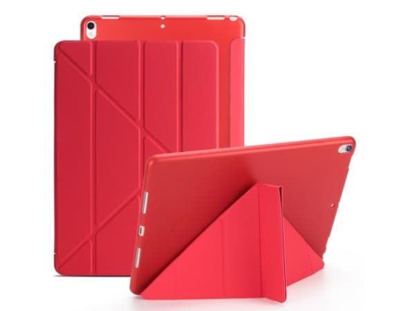 iPad Air (2019) / iPad Pro 10.5" Cover - Fleksibelt Origami Cover - Rød