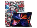 Miniatyrbilde 2 av 3: CoreParts - Lommebok for nettbrett - tri-fold caster, built-in S Pen holder, auto-wake function - termoplast-polyuretan (TPU) - graffiti - 12.9" - fo