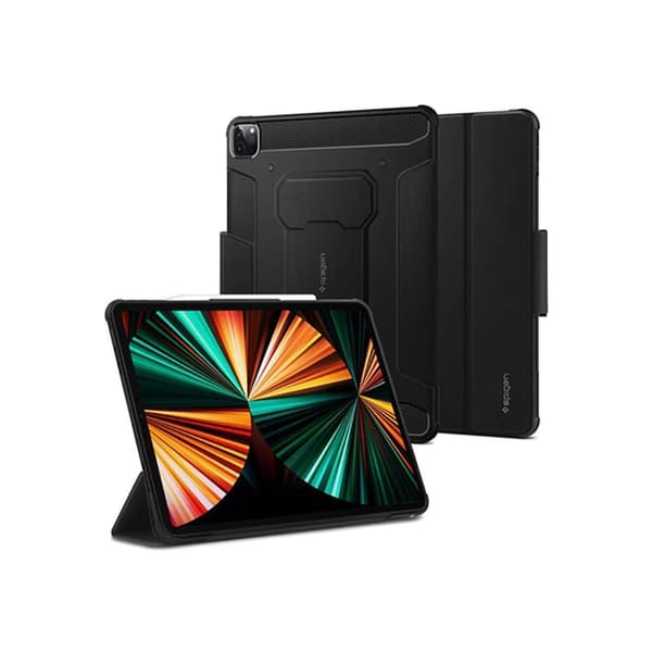 SPIGEN RUGGED ARMOR "PRO" IPAD PRO 12.9 2021 SVART