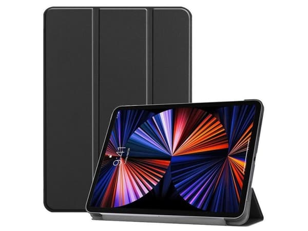 CoreParts - Lommebok for nettbrett - tripppelfoldet trinse - svart - for Apple 12.9-inch iPad Pro (5. generasjon)