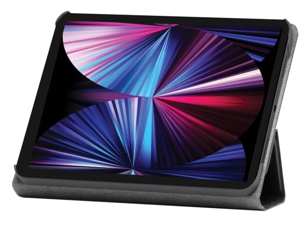 dbramante1928 Risskov - Vikbart fodral för surfplatta - narvat läder - svart - 10.2" - för Apple 10.2-inch iPad (7:e generation, 8:e generation, 9:e