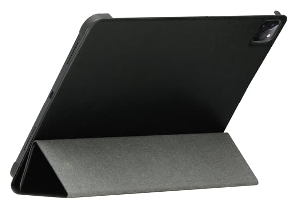 dbramante1928 Risskov - Vikbart fodral för surfplatta - narvat läder - svart - 10.2" - för Apple 10.2-inch iPad (7:e generation, 8:e generation, 9:e