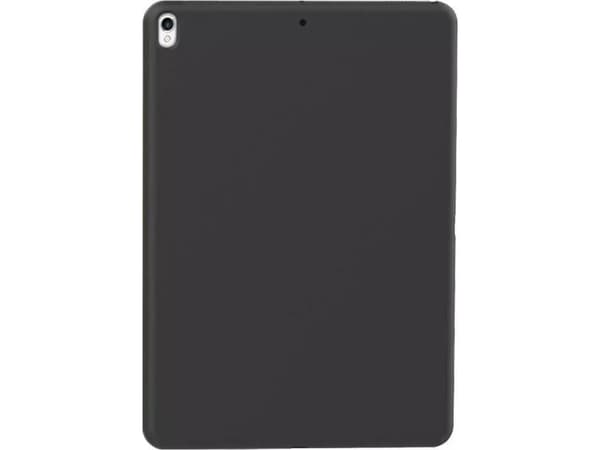 eSTUFF - Baksidedeksel for nettbrett - termoplast-polyuretan (TPU) - svart - 10.2" - for Apple 10.2-inch iPad (7. generasjon, 8. generasjon, 9. gener