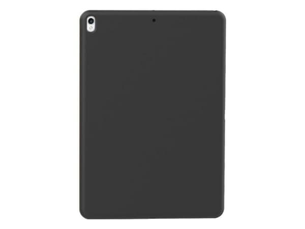 eSTUFF - Baksidedeksel for nettbrett - termoplast-polyuretan (TPU) - svart - 10.2" - for Apple 10.2-inch iPad (7. generasjon, 8. generasjon, 9. gener