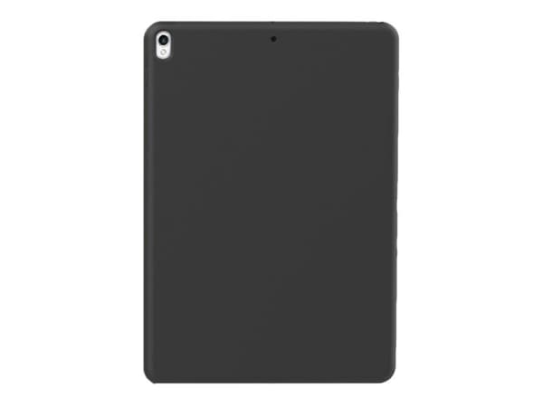 eSTUFF - Baksidedeksel for nettbrett - termoplast-polyuretan (TPU) - svart - 10.2" - for Apple 10.2-inch iPad (7. generasjon, 8. generasjon, 9. gener