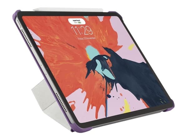 Pipetto Origami - Lommebok for nettbrett - polyuretan, polykarbonat - purpur - 11" - for Apple 11-inch iPad Pro (1. generasjon)