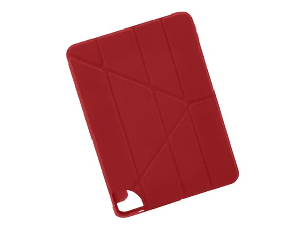 Pipetto Original Origami No1 - Lommebok for nettbrett - termoplast-polyuretan (TPU) - rød - 11" - for Apple 11-inch iPad Pro (1. generasjon, 2. gener