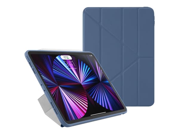 Pipetto Original Origami No1 - Lommebok for nettbrett - termoplast-polyuretan (TPU) - marineblå - 11" - for Apple 11-inch iPad Pro (1. generasjon, 2.