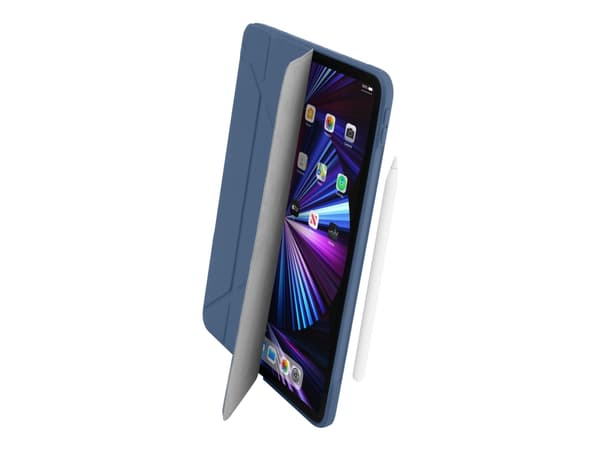 Pipetto Original Origami No1 - Lommebok for nettbrett - termoplast-polyuretan (TPU) - marineblå - 11" - for Apple 11-inch iPad Pro (1. generasjon, 2.