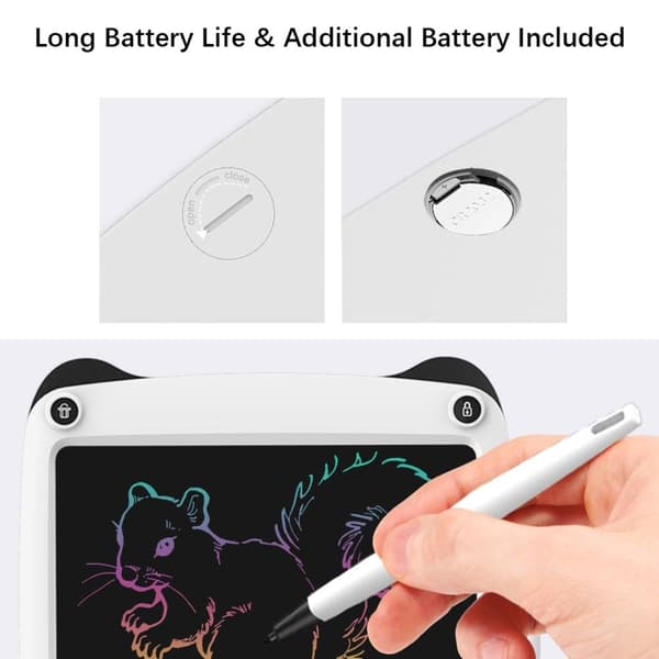 LCD-skrivetablet 9 tommer digital elektronisk grafik tablet håndskriftbord