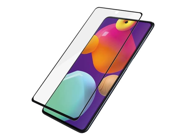 PanzerGlass - Skärmskydd för mobiltelefon - glas - ramfärg svart - för Samsung Galaxy M53 5G