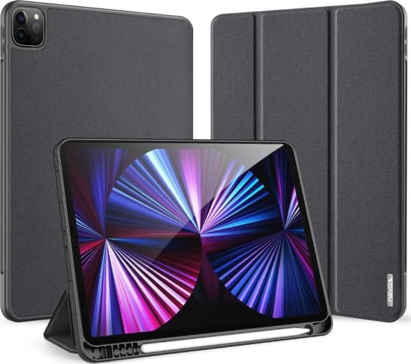 Nevox Vario Series BookCase - Lommebok for nettbrett - polyuretan - basaltgrå - 11" - for Apple 11-inch iPad Pro (3. generasjon)