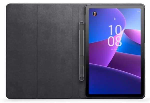 Lenovo - Flipomslag til tablet - polyuretaani - grå - for Tab M10 Plus (3rd Gen) ZAAJ, ZAAK