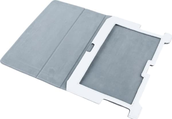 Quer nettbrettetui, hvitt etui dedikert til Samsung Galaxy Tab P5100 (naturskinn)