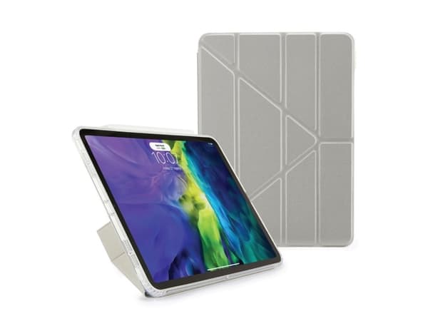 Pipetto iPad Air 10.9" Metallic Origami Case - Sidabrinis