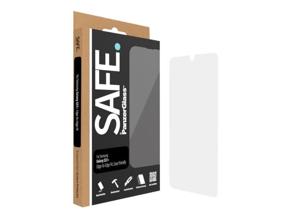 TURVALLINEN. tekijä PanzerGlass™ | Koteloystävällinen - Näytönsuojaus - Ultra-Wide Fit | Samsung® Galaxy S22+