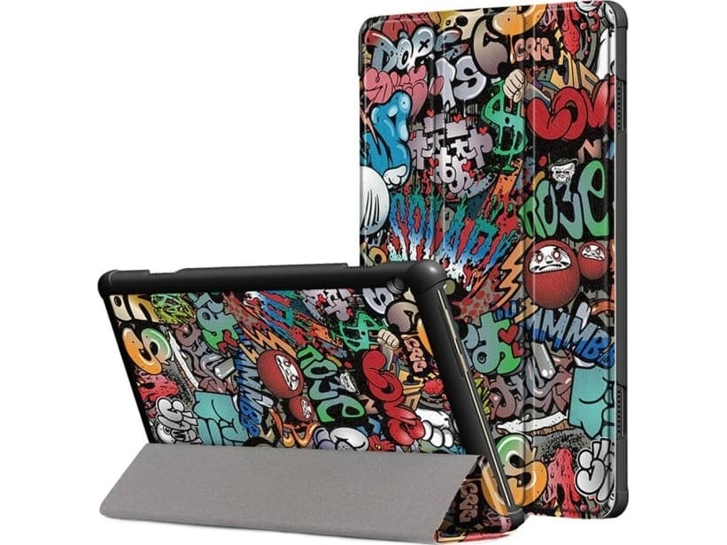 Lenovo Etui Smart Case Graphic Case for Lenovo Tab M10 FHD TB-X606X (Graffiti) Universal