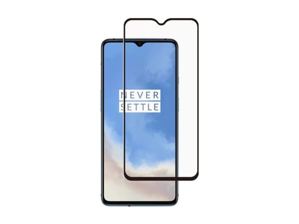 Screenor Premium - Skärmskydd för mobiltelefon - helt fodral - glas - ramfärg svart - för OnePlus 10T 5G