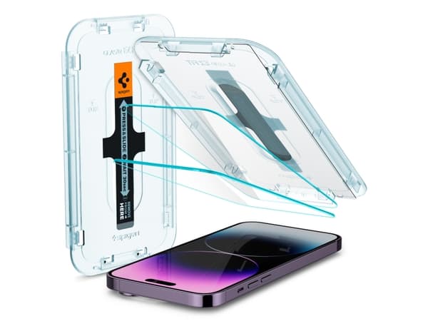 Spigen AGL05202, Apple, iPhone 14 Pro Max (6.7-inch) 2022, Läpinäkyvä, 2 kpl