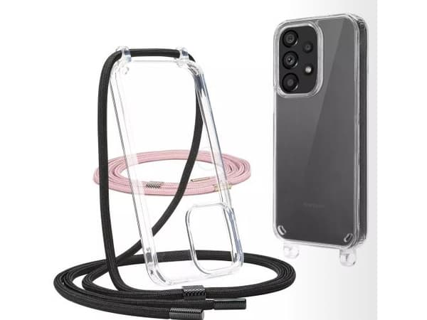 Tech-Protect TECH-PROTECT FLEXAIR CHAIN GALAXY A53 5G BLACK & PINK uniwersalny