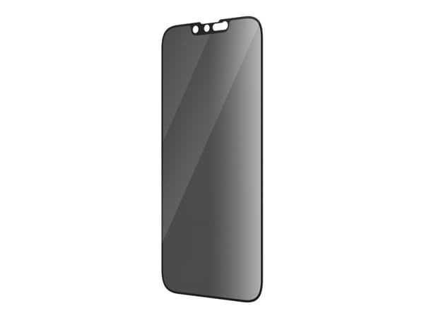PanzerGlass™ | Privacy Edition- Skærmbeskytter för mobiltelefon - Edge-to-Edge passform - ramfarve sort | Apple iPhone 13/13 Pro/14