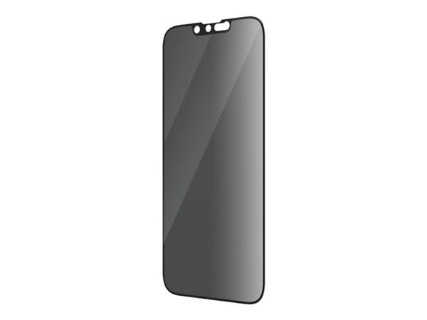PanzerGlass™ | Privacy Edition- Skærmbeskytter för mobiltelefon - Edge-to-Edge passform - ramfarve sort | Apple iPhone 13/13 Pro/14