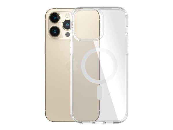 PanzerGlass HardCase - Clear Edition - baksidedeksel for mobiltelefon - MagSafe-samsvar - resirkulert plast - gjennomsiktig - for Apple iPhone 14 Pro