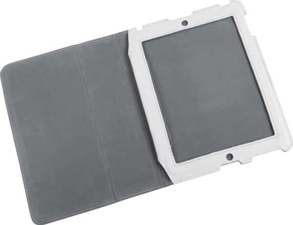 Quer nettbrettetui. Veske dedikert til Apple iPad 3, hvit