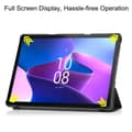 Miniatyrbillede 8 af 9: Til Lenovo Tab M10 (Gen 3) Trifoldet Stativdæksel - Sort