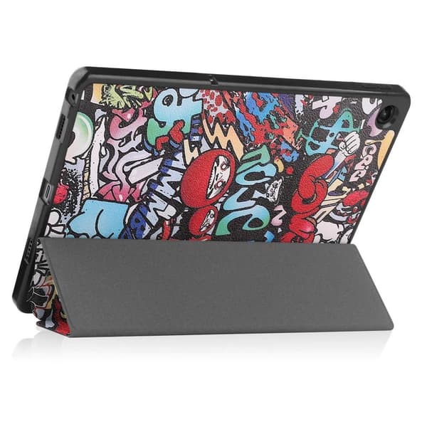 Trippeldeksel til Lenovo Tab M10 Plus Gen 3 - Graffiti