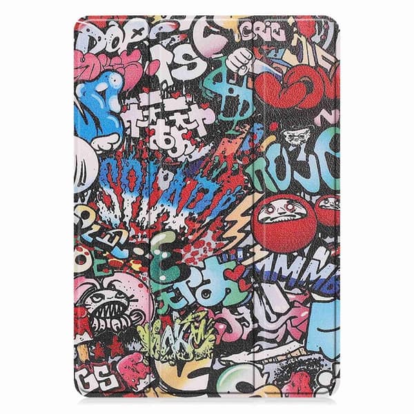 Trippeldeksel til Lenovo Tab M10 Plus Gen 3 - Graffiti