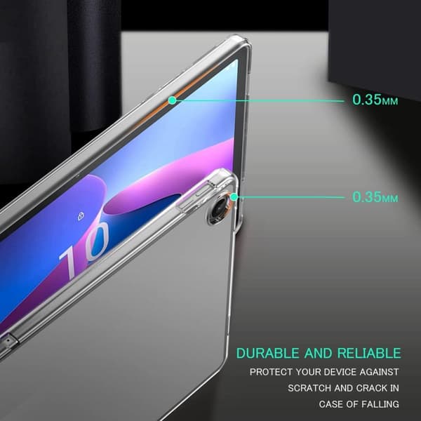 Lenovo Tab M10 Plus (Gen 3) - TPU-deksel Frostet Gjennomsiktig
