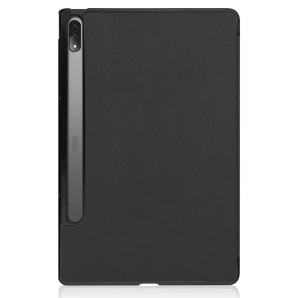 Lenovo Tab P12 Pro Tri-fold Stand Tablet-kotelo - Musta