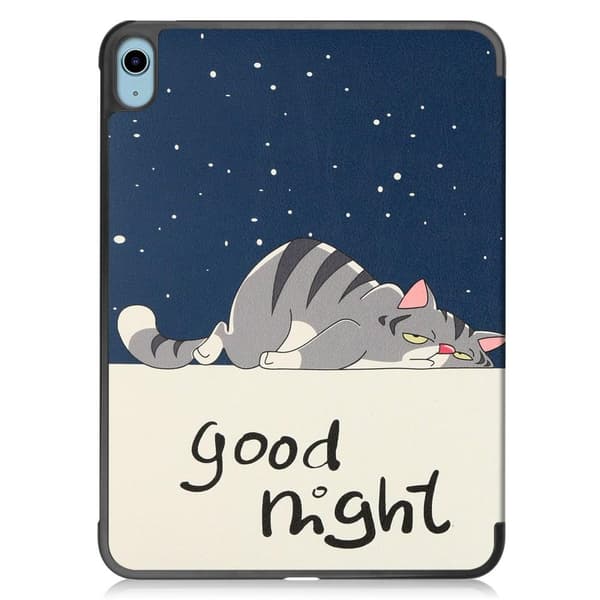 Tri-fold Stand Case for iPad 10.9 (2022)  Tablet Cover - Cat