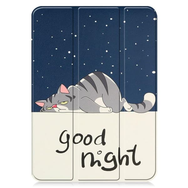 Tri-fold Stand Case for iPad 10.9 (2022)  Tablet Cover - Cat