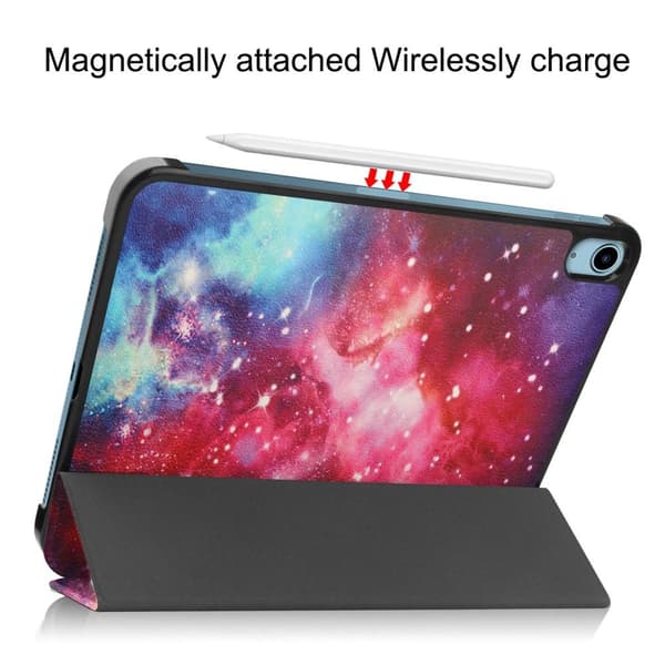 Tri-fold Stand Case for iPad 10.9 (2022)  Tablet Cover - Space