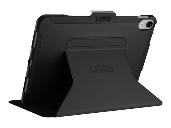 UAG Rugged Case for iPad 10.9 (10th Gen, 2022) - Scout Folio Black - Skjermdeksel for nettbrett - termoplast-polyuretan (TPU) - svart - 10.9" - for A