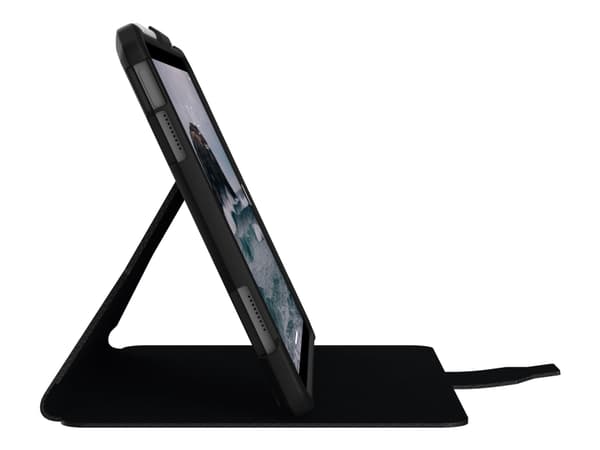UAG Rugged Case for iPad 10.9 (10th Gen, 2022) - Metropolis Black - Skärmskydd för surfplatta - svart - 10.9" - för Apple 10.9-inch iPad (10:e genera