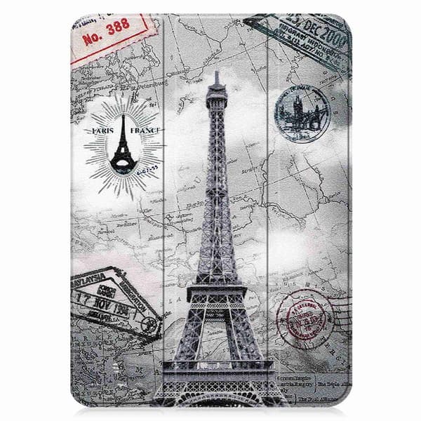 Tri-fold Stand Case for iPad 10.9 (2022) Tablet Cover - Map