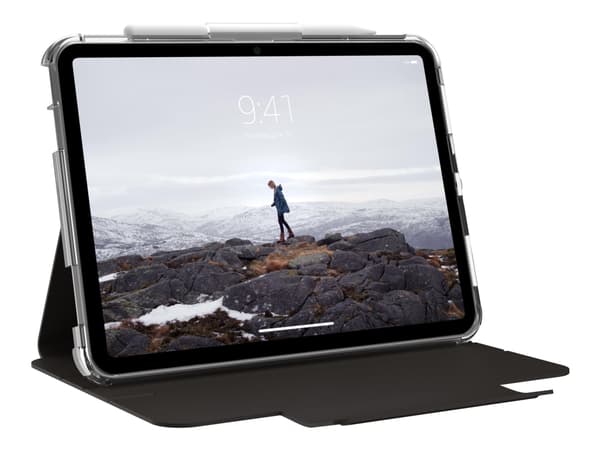 [U] Protective Case for iPad 10.9" (10th, Gen) Lucent- Black/Ice - Skärmskydd för surfplatta - polykarbonat - svart, genomskinlig - för Apple 10.9-in