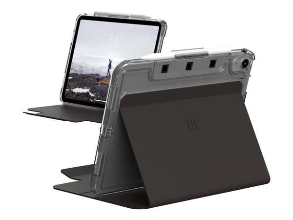 [U] Protective Case for iPad 10.9" (10th, Gen) Lucent- Black/Ice - Skärmskydd för surfplatta - polykarbonat - svart, genomskinlig - för Apple 10.9-in