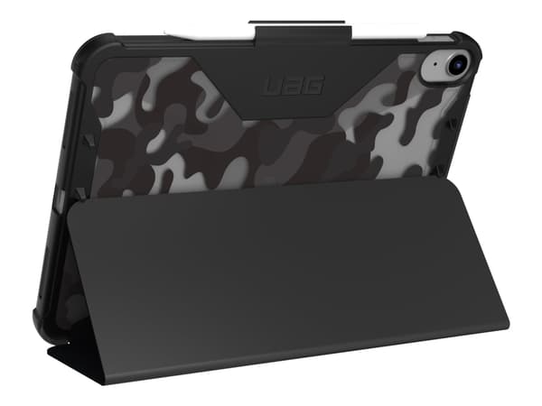 UAG Rugged Case for iPad 10.9 (10th Gen, 2022) - Plyo SE Midnight Camo - Lommebok for nettbrett - robust - svart midnattskamu - 10.9" - for Apple 10.