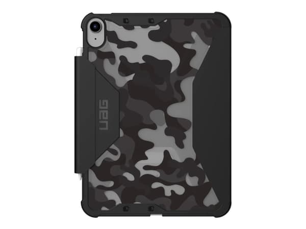 UAG Rugged Case for iPad 10.9 (10th Gen, 2022) - Plyo SE Midnight Camo - Lommebok for nettbrett - robust - svart midnattskamu - 10.9" - for Apple 10.